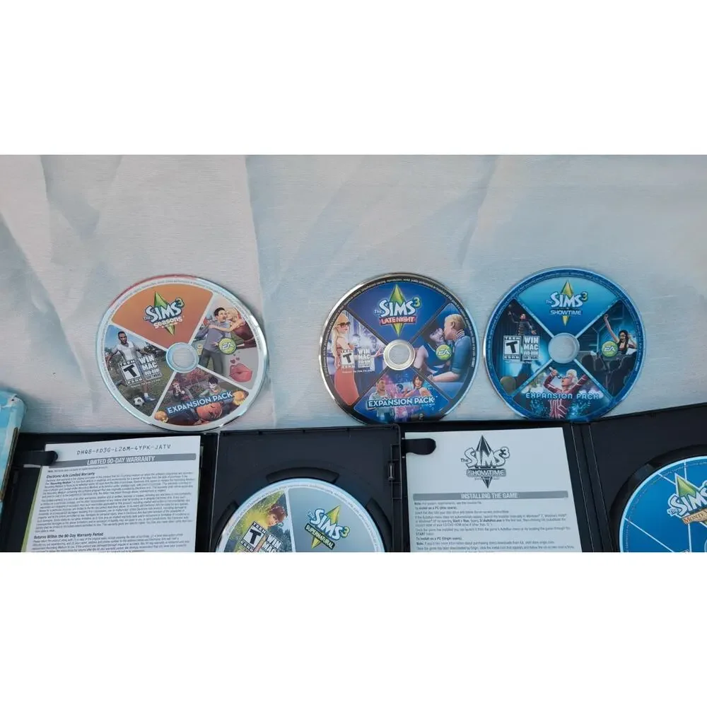 The Sims 3 PC Game Lot Supernatural Diesel Town Life Monte Vista + 3 Bonus Discs
